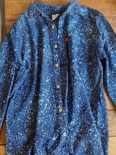 Oxygen long sleeves button down small