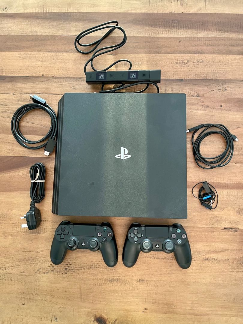 PS4 with 2 Controllers, PlayStation Camera, Video Gaming, Consoles, PlayStation on Carousell