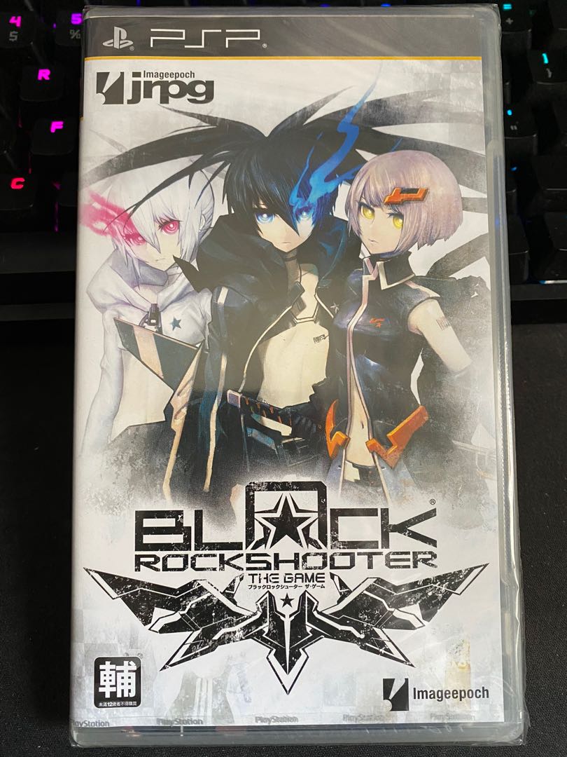 PSP Black Rock Shooter The Game, Video Gaming, Video Games, PlayStation on  Carousell