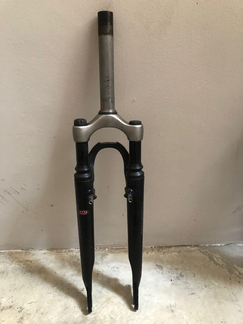 Rare 700c Threaded Suspension Fork Manitou micro lube in good working