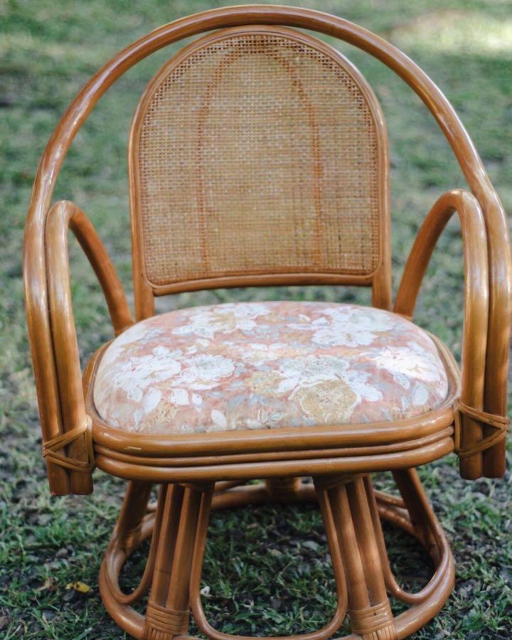 Rattan Swivel Chair, Furniture & Home Living, Furniture, Chairs on ...
