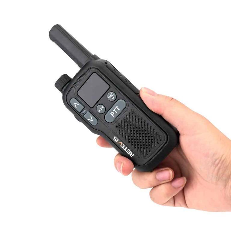 Singapore ready stock, IMDA approved, license free, Retevis RB618 (2 pcs)  pair Mini Walkie Talkie Rechargeable Walkie-Talkies PTT PMR446 Long Range  Portable Two Way Radio, Audio, Other Audio Equipment on Carousell