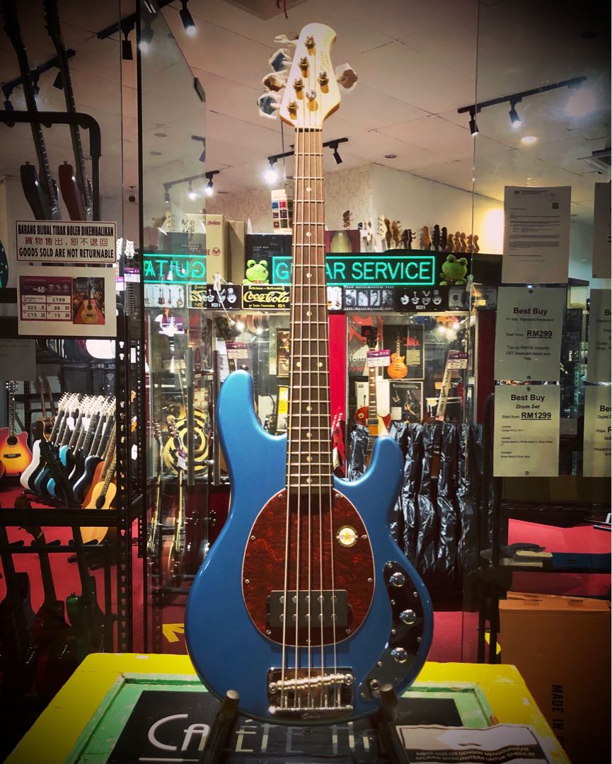 Rm2999 New Sterling Ray25CA StingRay Classic Bass Guitar - Toluca Lake Blue  (Ray-25CA/Ray 25CA)