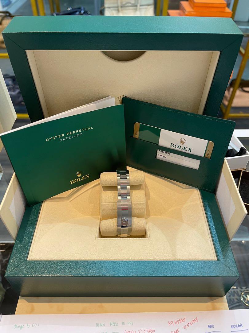 Rolex Date Just 31mm (Category: Luxury Watches) located in Taguig. Submitted by aaustriaaa (Listing ID 1071994736, Image 2). Description: Complete with Box and Card .