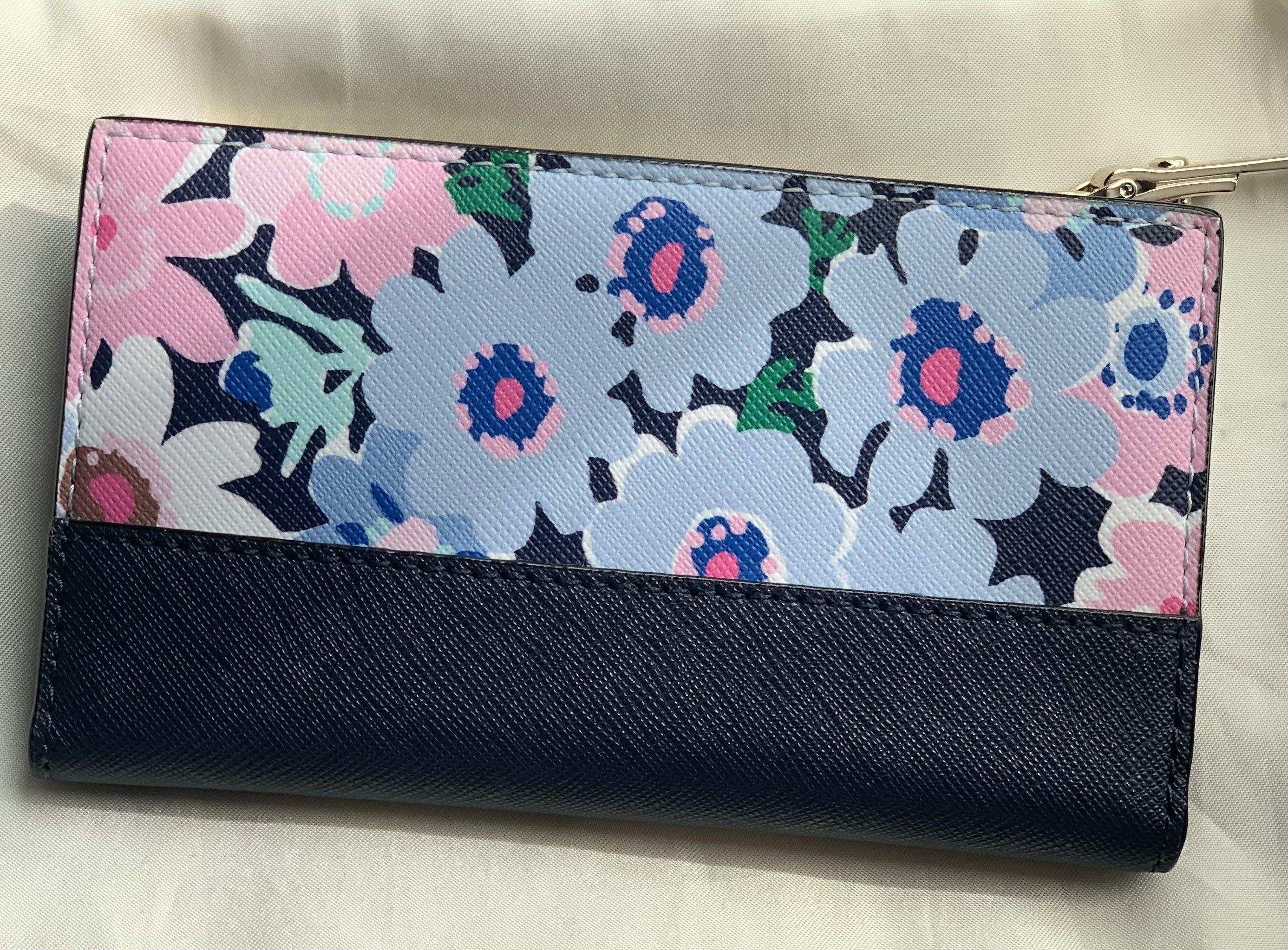 Sale Kate Spade Floral Mikey Wallet Card case