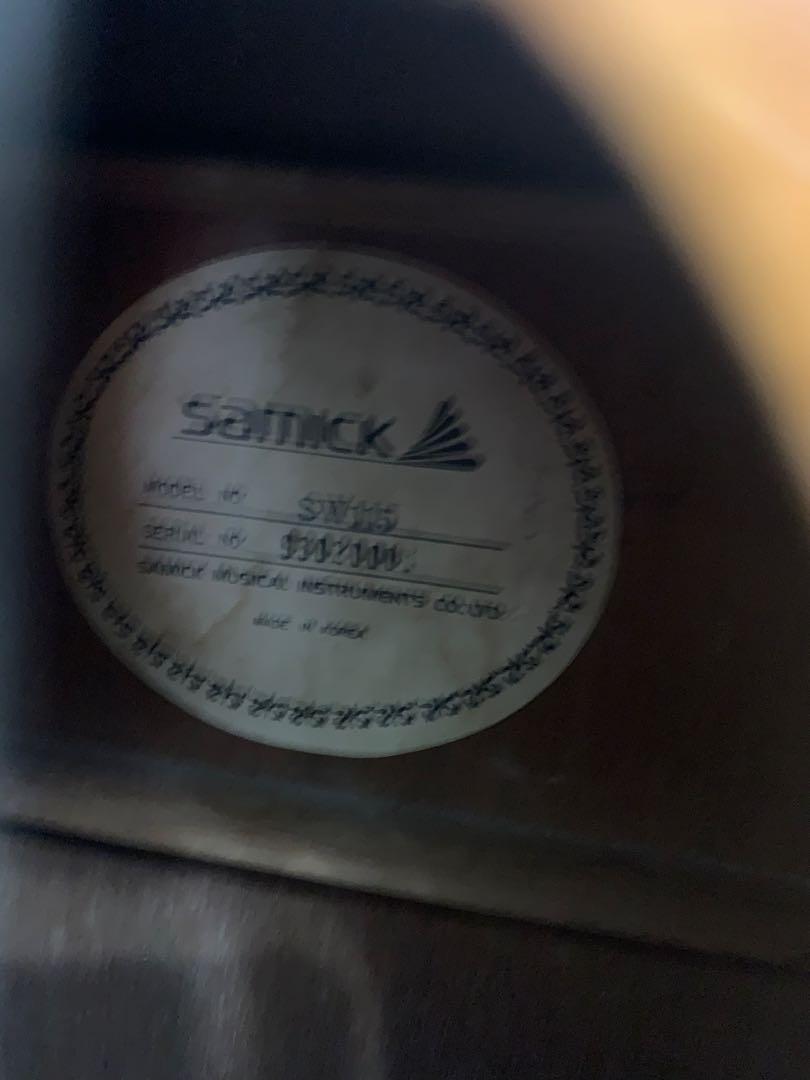 Samick sw115 acoustic guitar deals