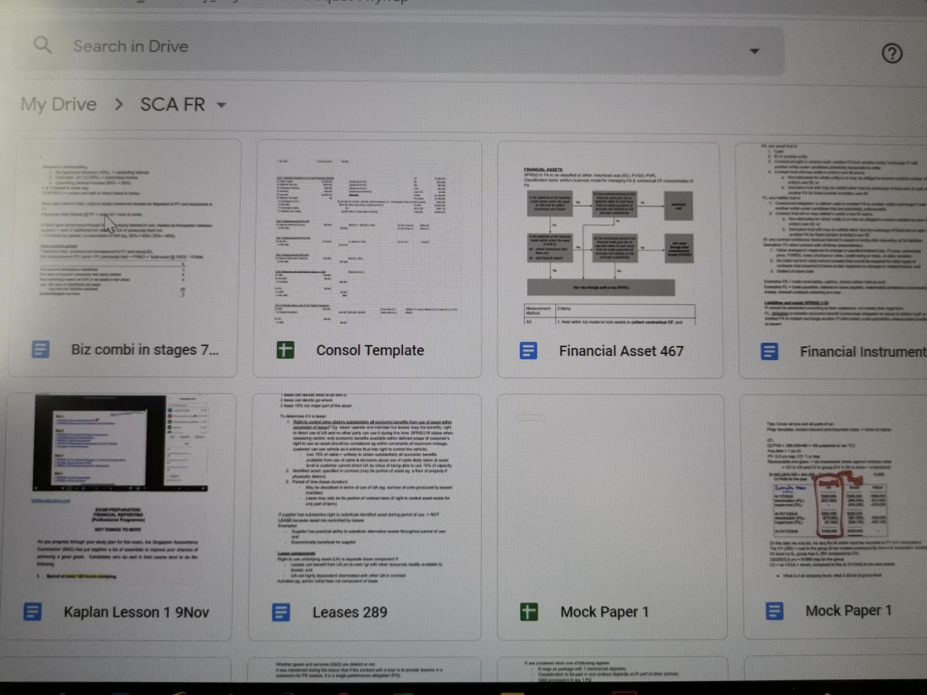 SQP / SCAQ professional financial reporting notes, Hobbies & Toys