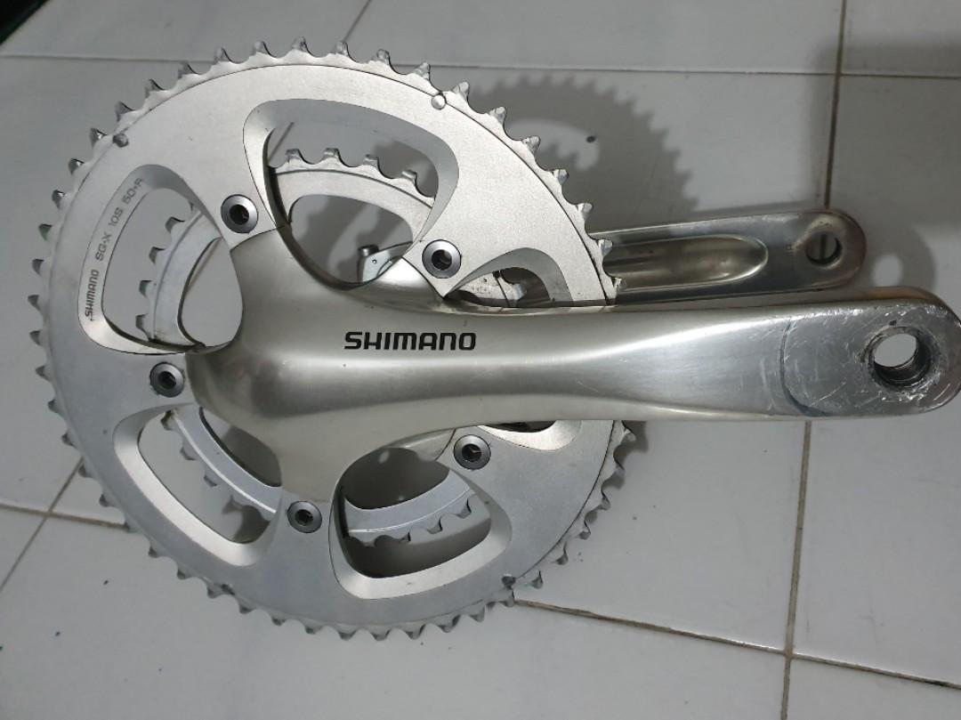 Groot Wild Merchandiser Shimano FC-R600 crankset 50/34T, 172.5mm, Sports Equipment, Bicycles &  Parts, Parts & Accessories on Carousell
