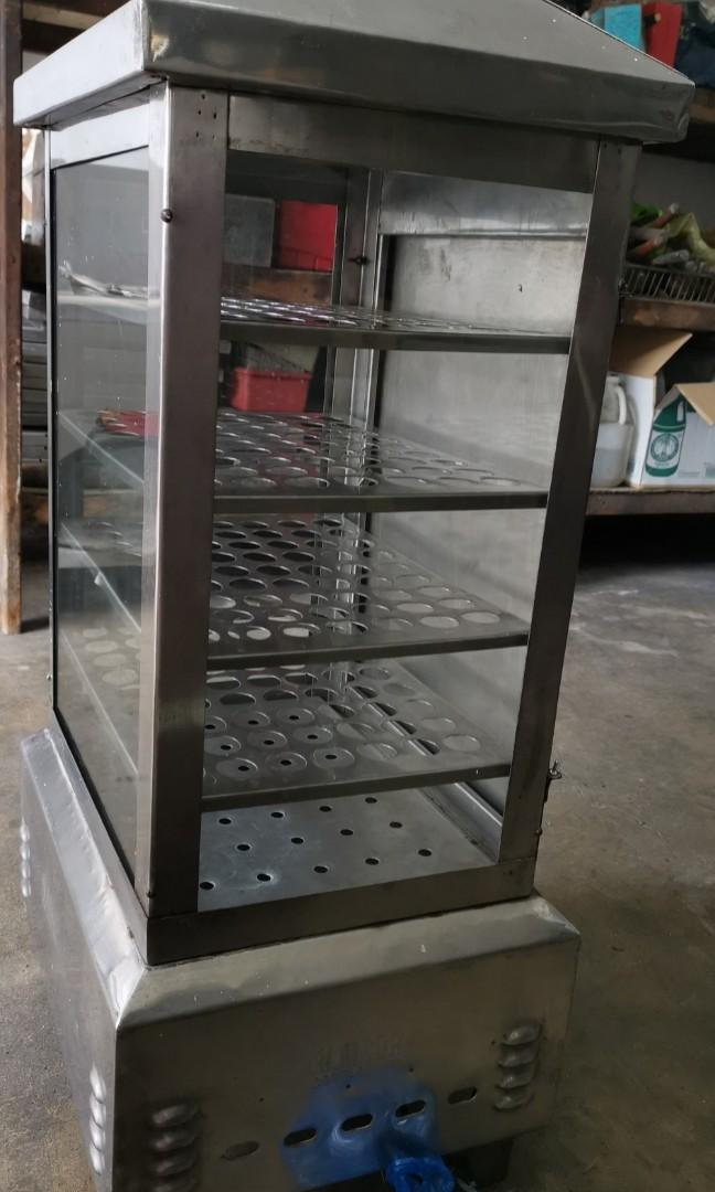 Siopao Steamer (Electric) (Category: Cookware & Accessories) located in Quezon City. Submitted by ailynnann (Listing ID 1072002180, Image 3). Description: Electric Steamer for Siopao/ Siomai Stainless Steel body 4 layers Heavy Duty As is, where is. Pm for inquiries. Thank you.