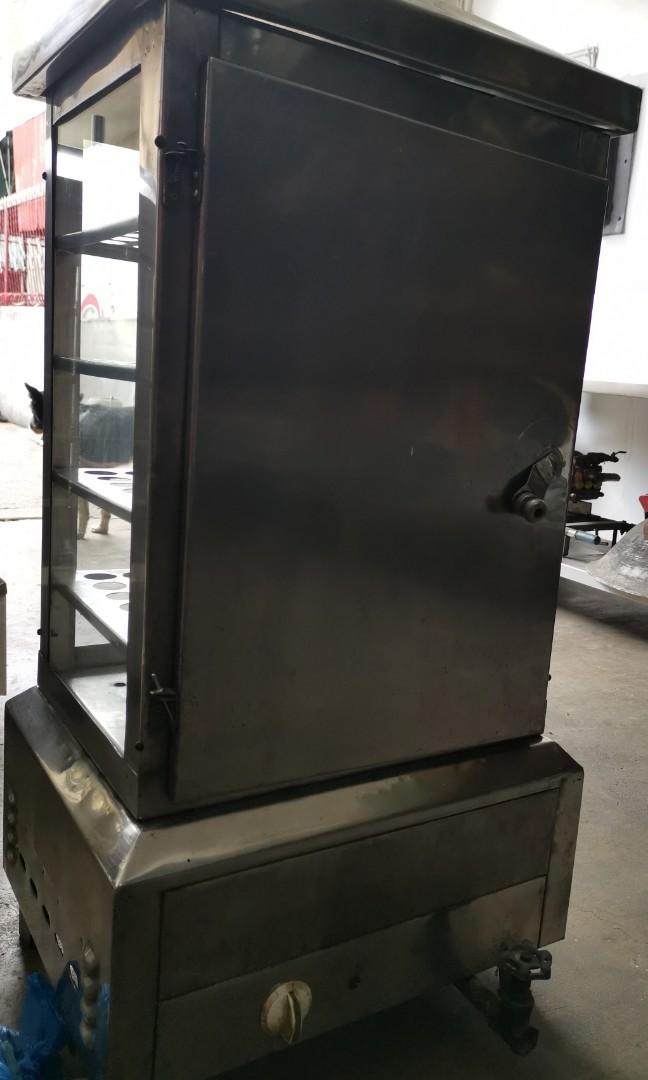 Siopao Steamer (Electric) (Category: Cookware & Accessories) located in Quezon City. Submitted by ailynnann (Listing ID 1072002180, Image 1). Description: Electric Steamer for Siopao/ Siomai Stainless Steel body 4 layers Heavy Duty As is, where is. Pm for inquiries. Thank you.