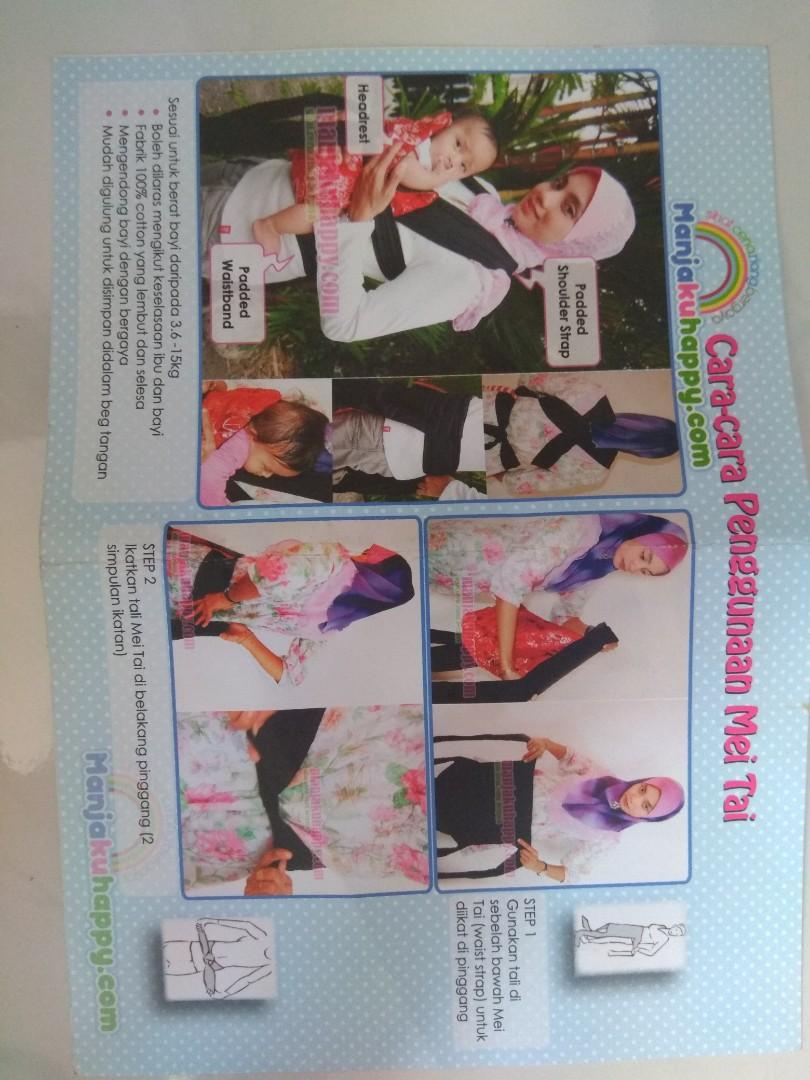 Soft structure carrier Mei Tai, Babies & Kids, Going Out, Carriers