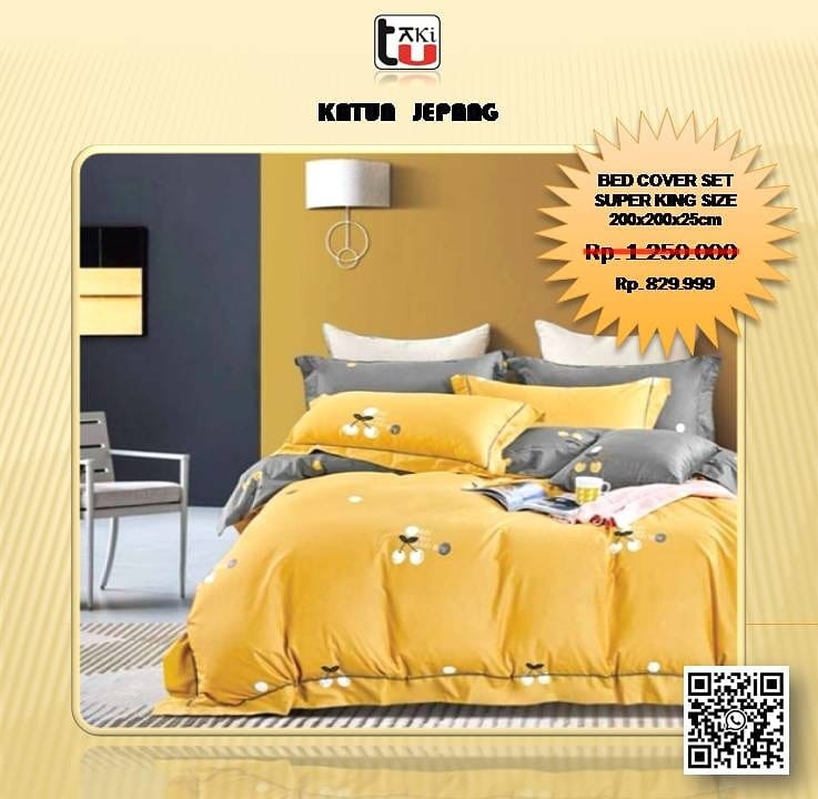 Sprei Set Bed Cover Katun Jepang Perabotan Rumah Di Carousell