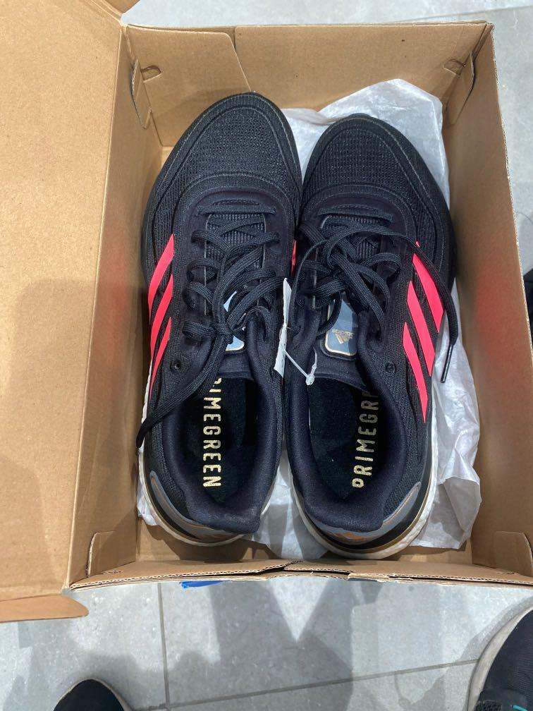 mens black and pink adidas