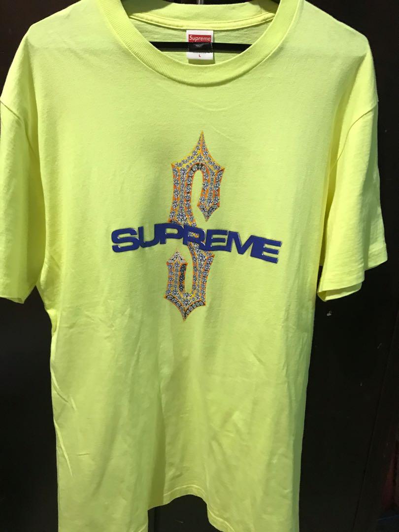 Supreme diamond tee yellow on sale