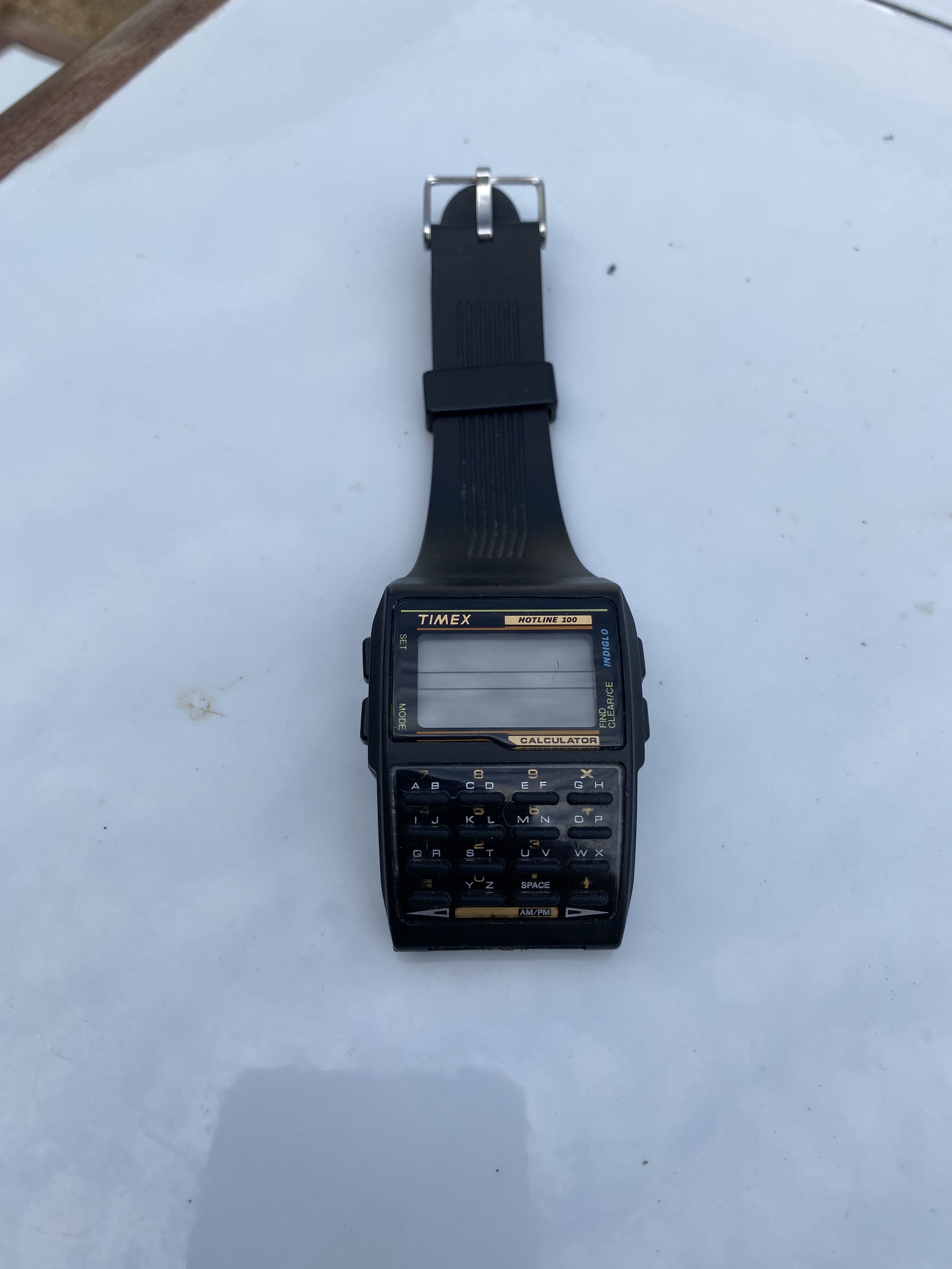 Timex calculator watch hotline 100 Men s Fashion Watches