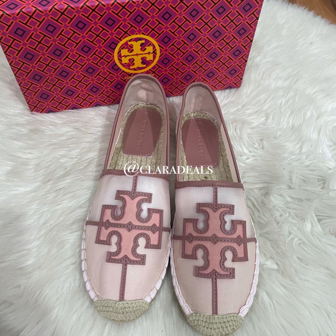 Tory Burch Ines Espadrilles Pink, Women's Fashion, Footwear, Flats on  Carousell