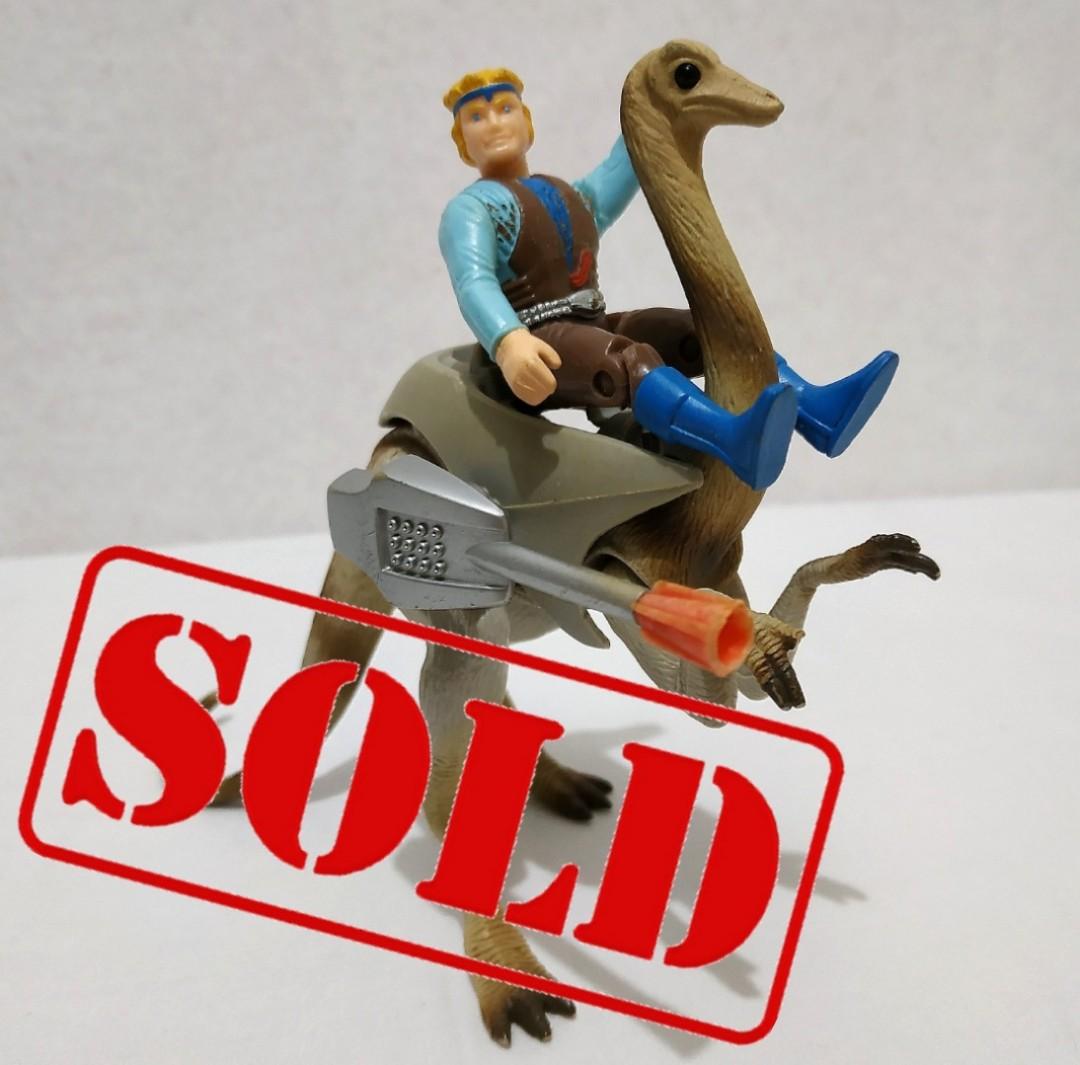 Vintage 1980s Dino Riders Struthiomimus, Hobbies & Toys, Collectibles
