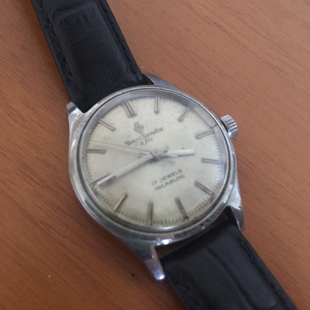 Vintage Henri Sandoz Winding watch - Men - 1764921516