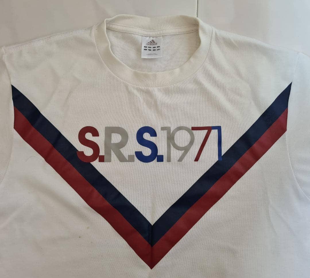 Vtg Adidas S.R.S 1971 tee, Men's Fashion, Tops \u0026 Sets, Tshirts \u0026 Polo  Shirts on Carousell