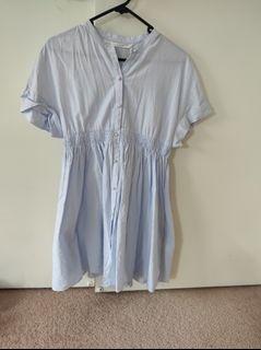 Zara baby blue dress