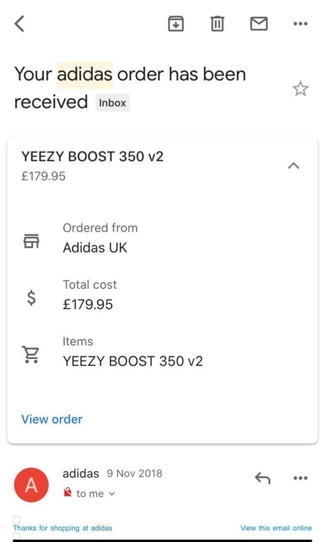 100 authentic Adidas YEEZY BOOST 350 V2 ZEBRA UK 11.5 Men s