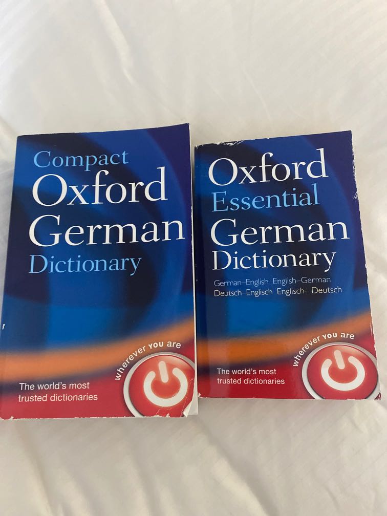 2 本英德字典Oxford German Dictionary: 1 compact & 1 essential