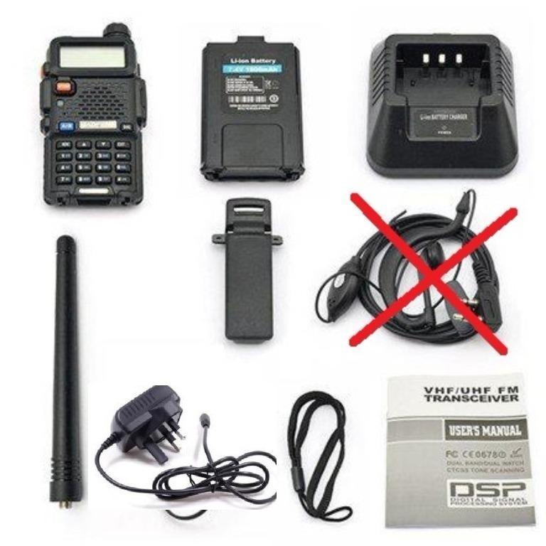 40 pcs, Baofeng UV-5R 5W UV Two Way Radio 136-174400-520MHz 3d generation  FM Transceiver UV5R, Mobile Phones  Gadgets, Walkie-Talkie on Carousell