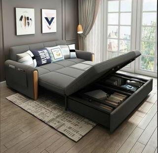 可拆洗儲物梳化床    多功能梳化  Sofa bed