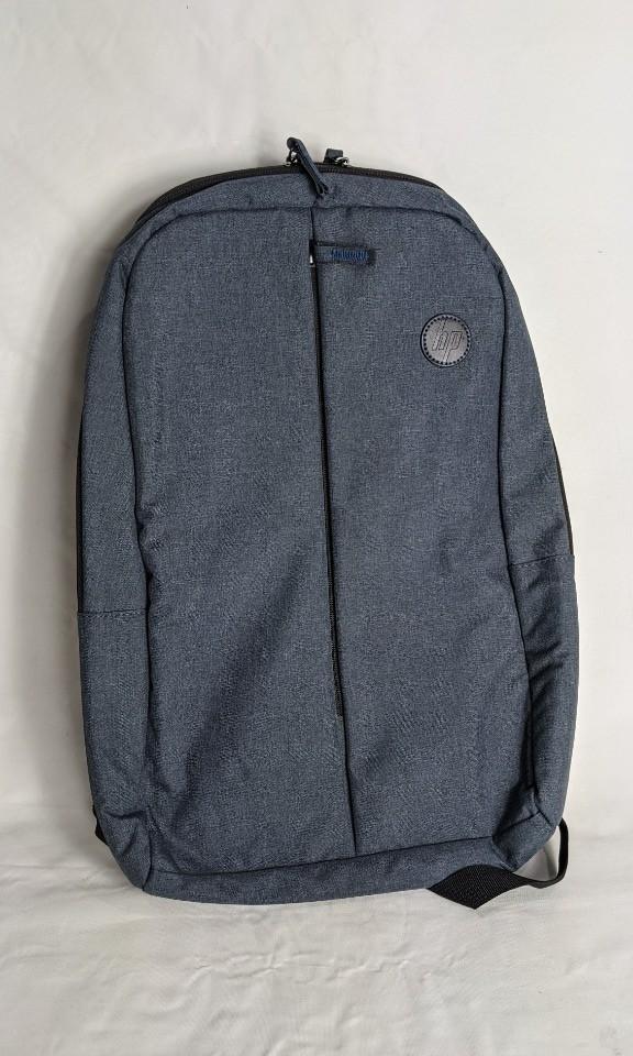 全新 hp 原廠藍色單寧 15.6吋電腦後背包 Value backpack K0B39AA, 電腦及科技產品, 電腦周邊產品, 筆記型電腦