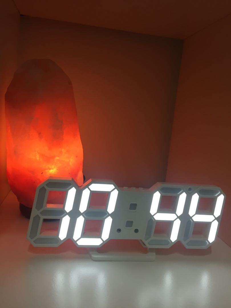 Aesthetic LED clock 14$, Furniture & Home Living, Home Decor, Clocks on ...