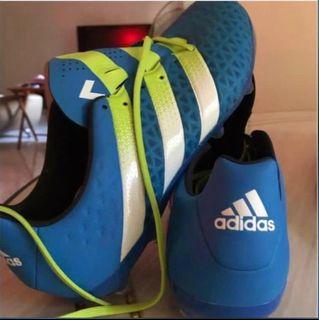 Authentic Adidas Men Cleats Ace 16.2HG Sport Soccer Football Blue Boots Gym