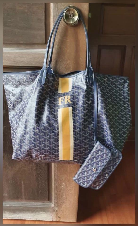 Goyard Tote With Initials