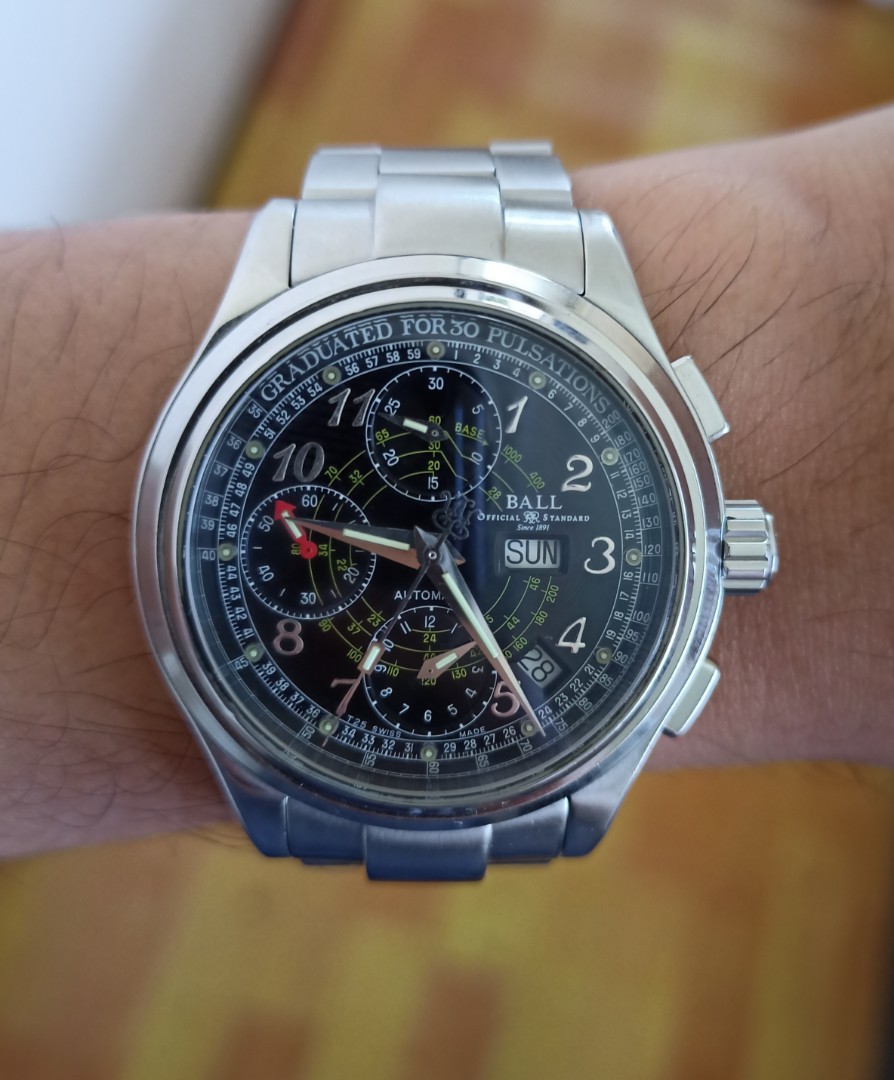 Ball trainmaster pulsemeter chronograph store