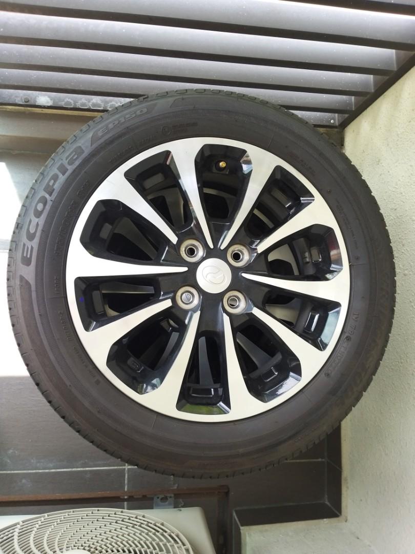 Bezza 2020 Rims + Tyres, Auto Accessories on Carousell