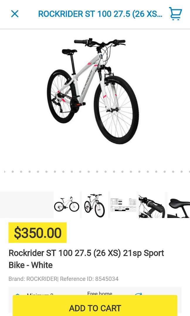 Rockrider store size chart