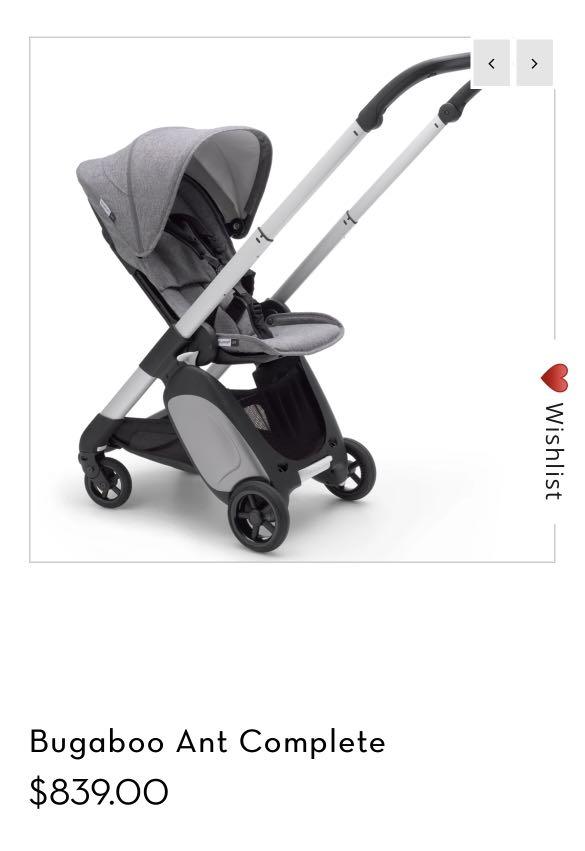 Bugaboo ant grey discount