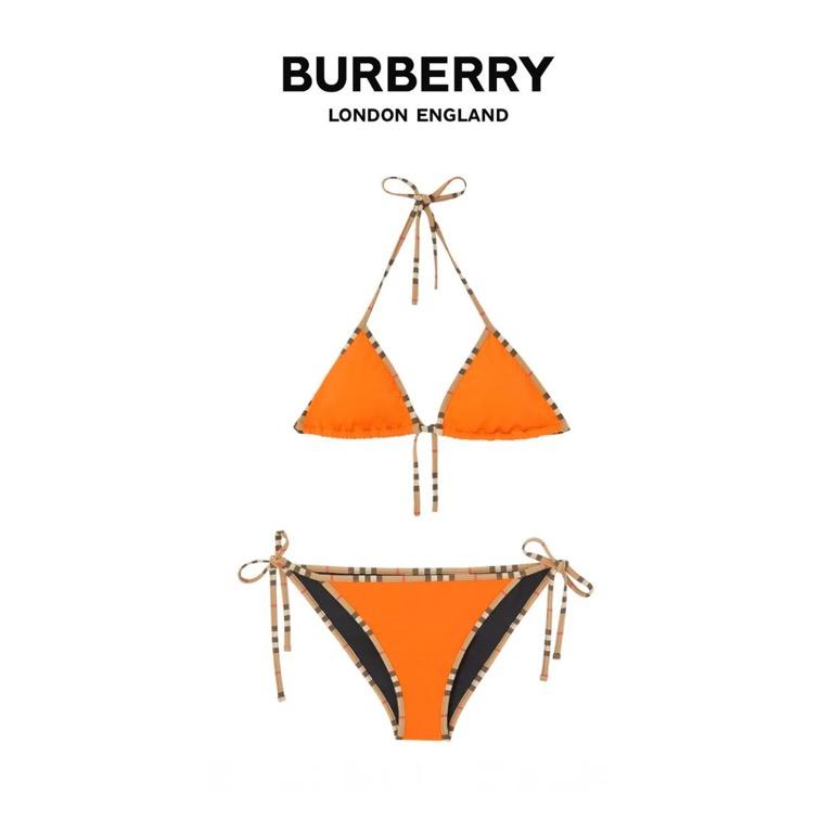 Burberry Swimsuit Bikini Orange (Preorder) (Category: Luxury Apparel) located in Malabon City. Submitted by designerarchives.ph (Listing ID 1072303140, Image 1). Description: Sizes: S, M, L, XL Check other photos to see other colors and designs. Price may vary depends on the design - 15 days minimum eta - 50% downpayment required - Buyer will shoulder the shipping - No return, no refund Tags: Burberry Pochette Burberry Bikini Burberry Polo Burber