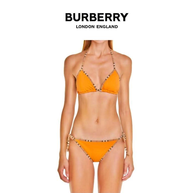 Burberry Swimsuit Bikini Orange (Preorder) (Category: Luxury Apparel) located in Malabon City. Submitted by designerarchives.ph (Listing ID 1072303140, Image 2). Description: Sizes: S, M, L, XL Check other photos to see other colors and designs. Price may vary depends on the design - 15 days minimum eta - 50% downpayment required - Buyer will shoulder the shipping - No return, no refund Tags: Burberry Pochette Burberry Bikini Burberry Polo Burber