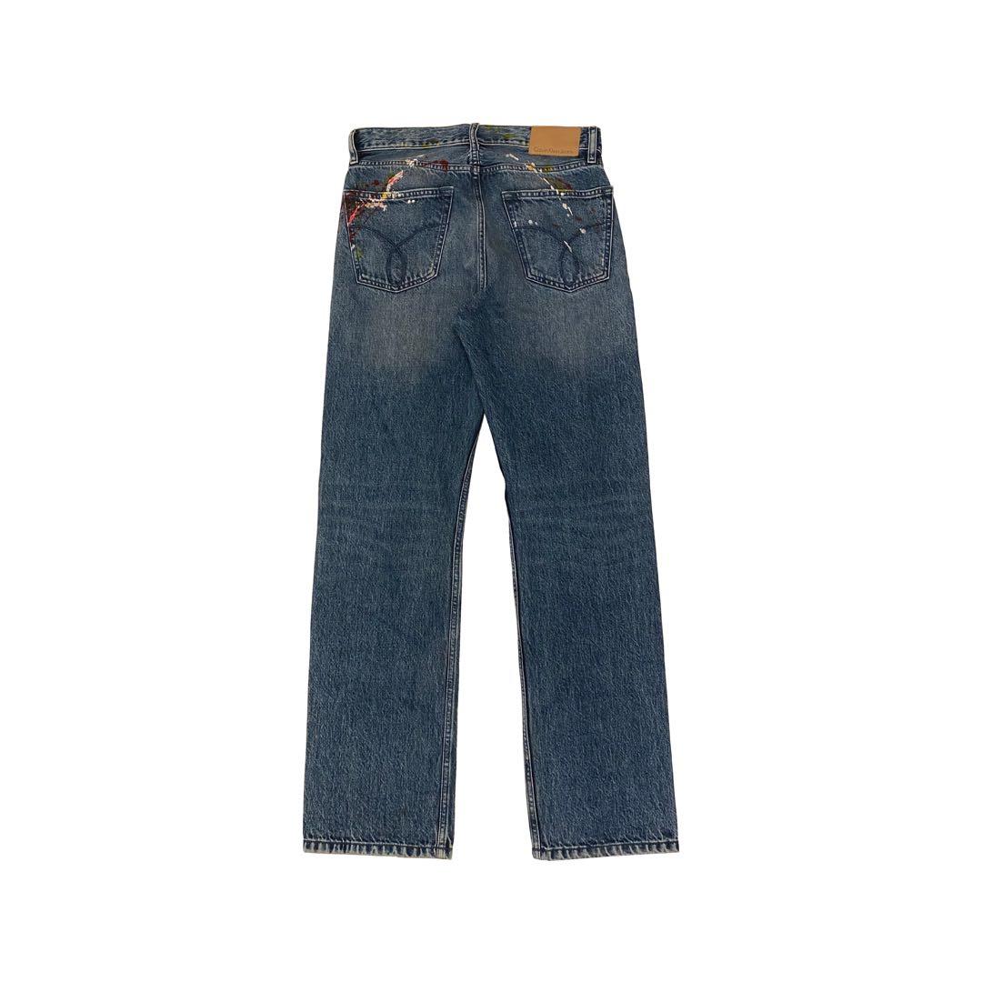 Calvin klein splatter jeans sale