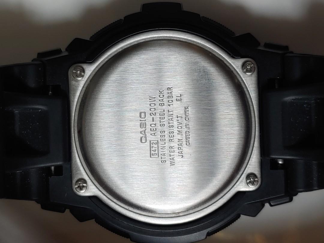 Casio World Time illuminator watch