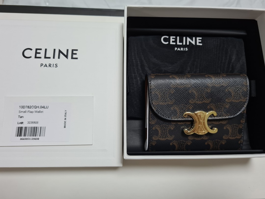 Buy Celine Pre-loved CELINE Small triomphe wallet triomphe canvas