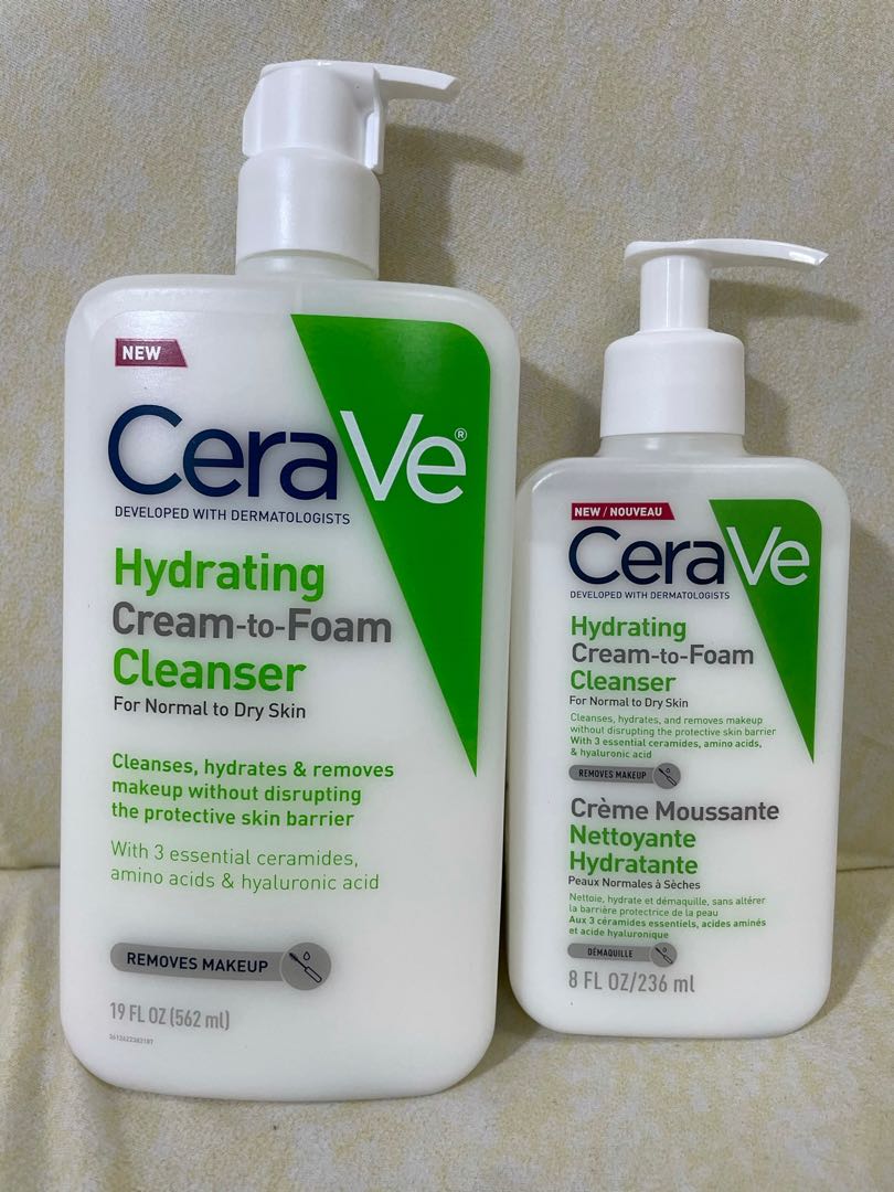 経典ブランド Cerave Hydrating Cream To Foam 236ml x