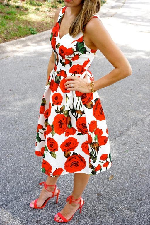 Chi chi london new arrivals floral a line dress