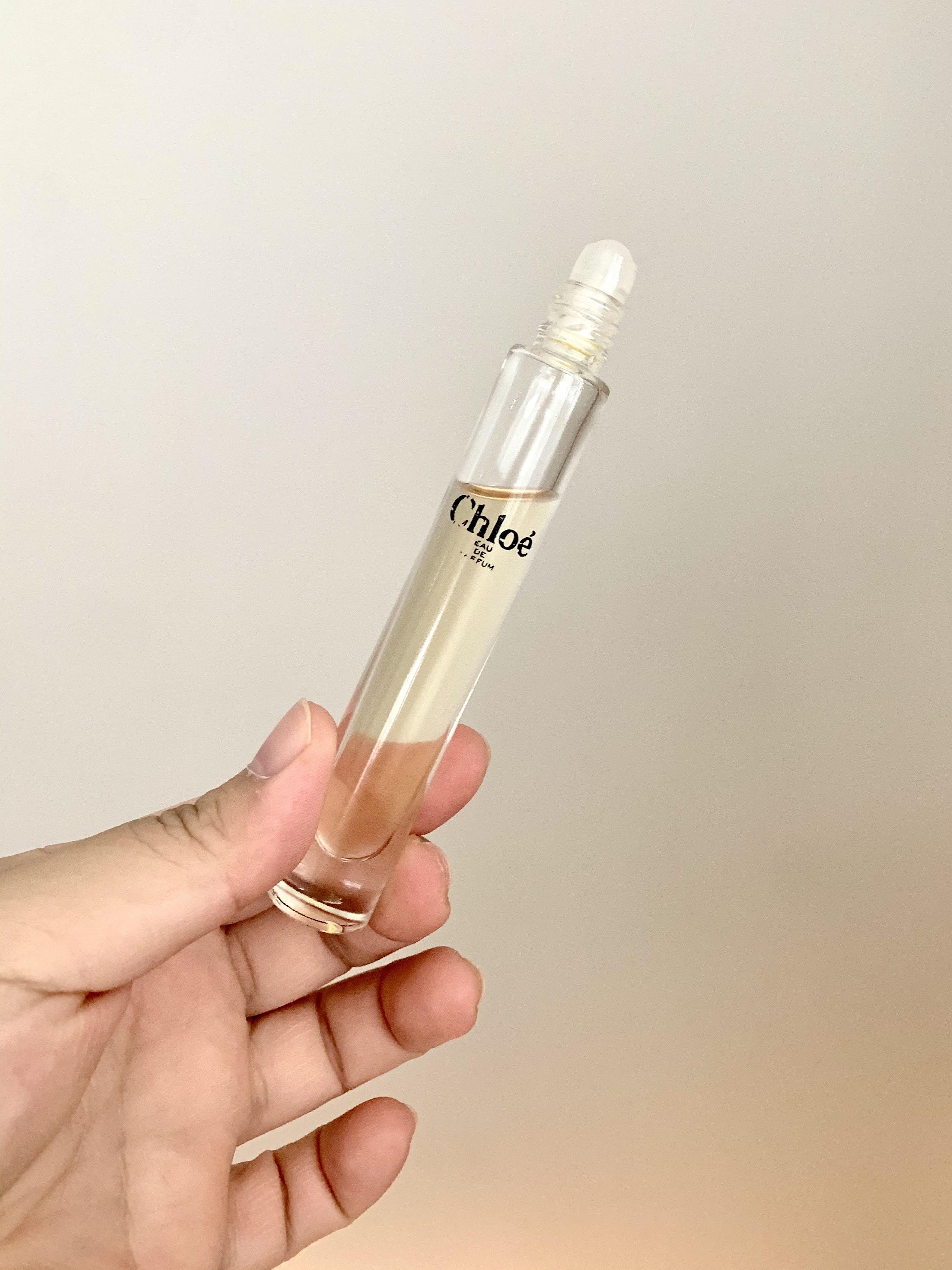 Chloé Eau de Parfum 10ml Rollerball (Category: Fragrance & Deodorants) located in Makati City. Submitted by anothergo (Listing ID 1072138397, Image 3). Description: Chloé Eau de Parfum Size: 10 ml Rollerball **Original** **Slightly Used but in very good condition.** ** Scent is still strong and long lasting.** .
