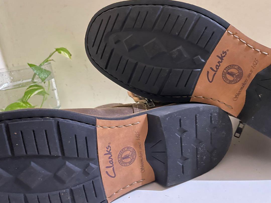 Clarks meldon strap boots discount