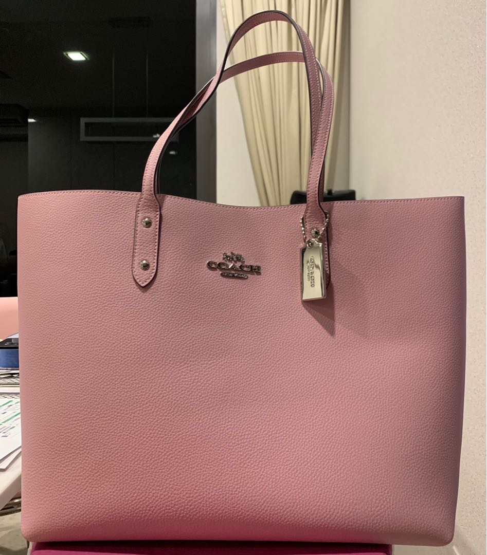 Coach Pink Tote Bag, Women's Fashion, Bags & Wallets, Tote Bags on Carousell