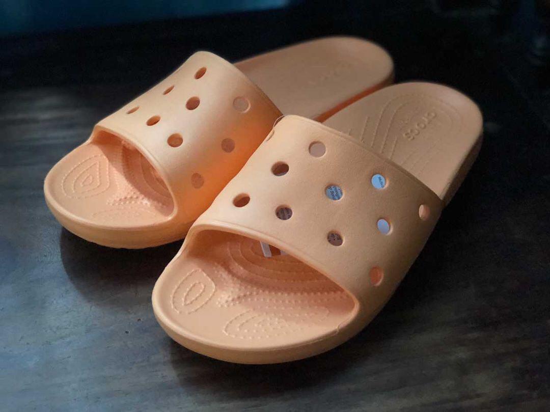 croc slide ons