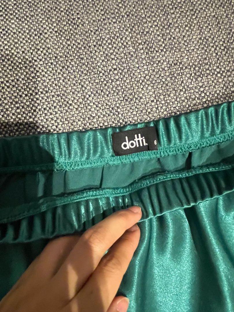 Green skirt shop dotti