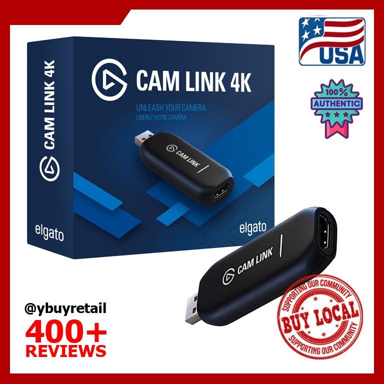 Elgato Cam Link 4k Broadcast Live Record Via Dslr Camcorder Or Action Cam 1080p60 Or 4k At 30 Fps Compact Hdmi Capture Device Usb 3 0 Electronics Others On Carousell