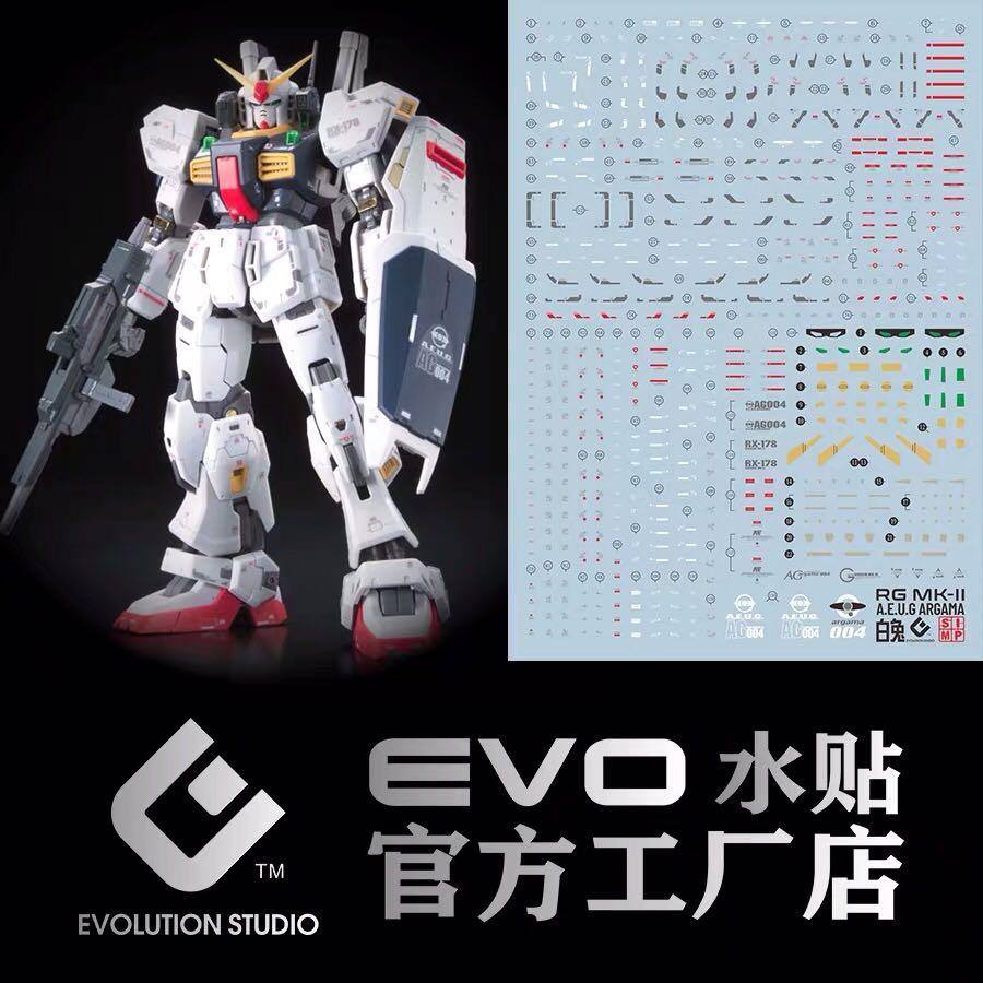 Water Decal Stickers for Bandai Hobby 1/144 HG RG Gundam MK II AEUG 